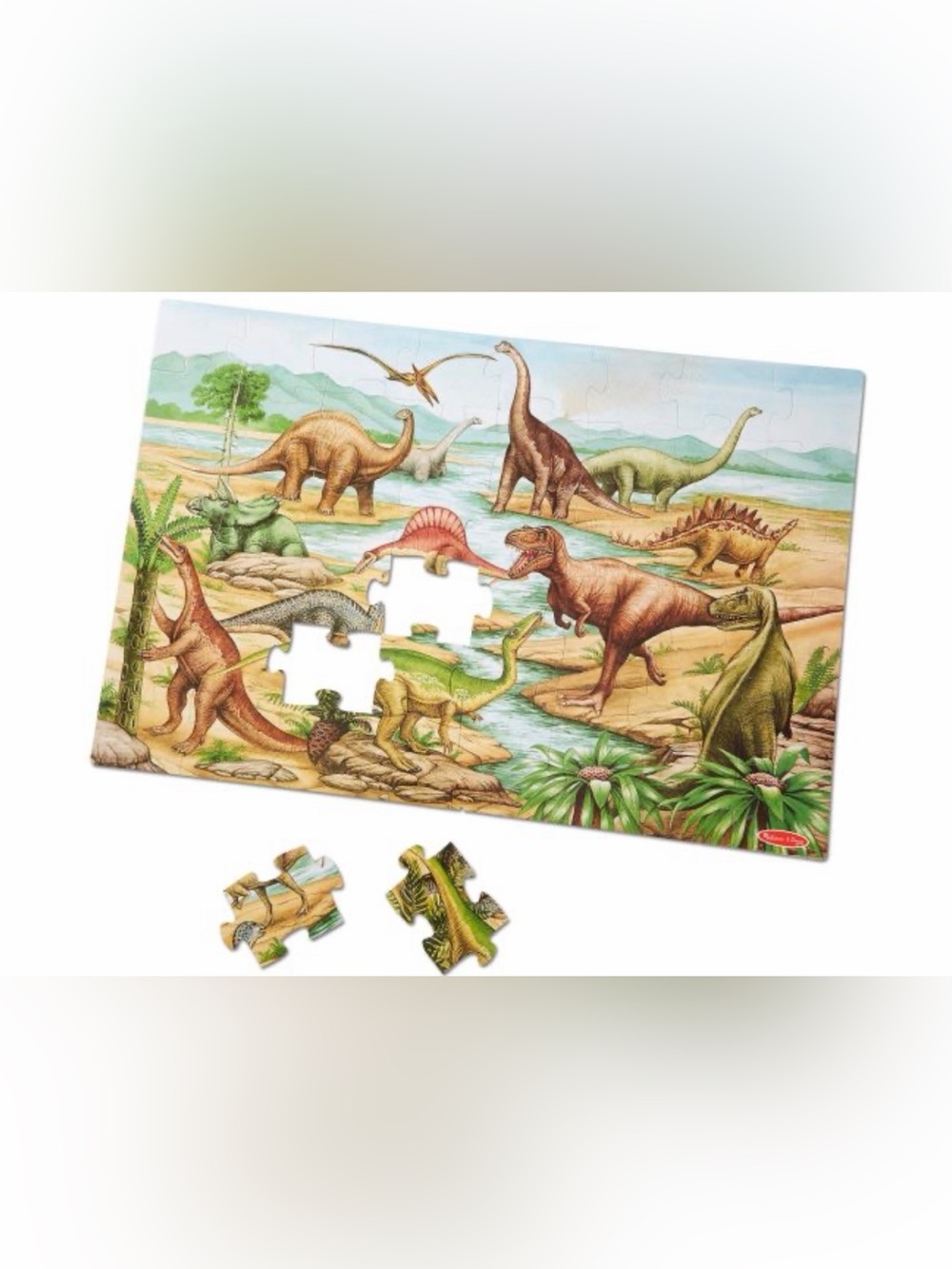 Melissa & Doug Dinosaurs 48 Piece Floor Puzzle